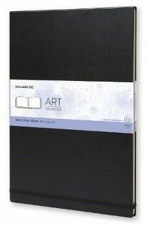 Album per acquerelli Art Watercolor Album Moleskine A3 copertina rigida nero. Black