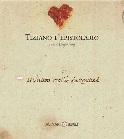 Tiziano. L'epistolario - copertina