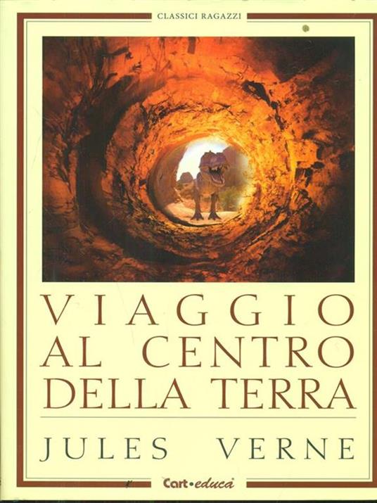 Viaggio al centro della terra - Jules Verne - copertina