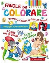 Favole da colorare. Ediz. illustrata - copertina