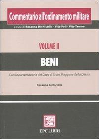 Commentario all'ordinamento militare. Vol. 2: Beni - copertina