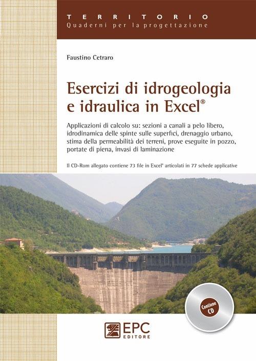 Esercizi di idrogeologia e idraulica in Excel - Faustino Cetraro - copertina