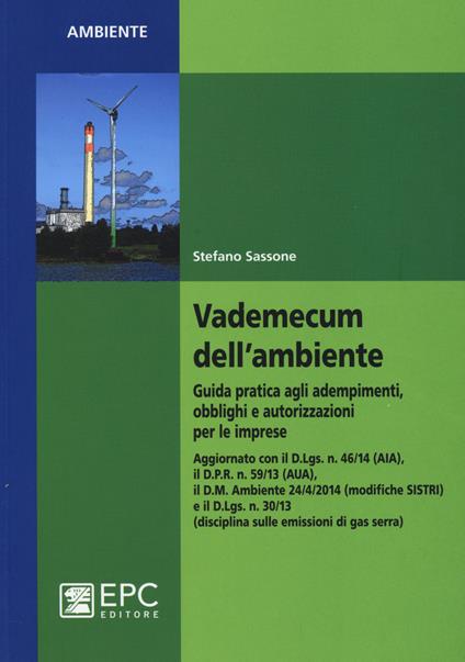 Vademecum dell'ambiente - Stefano Sassone - copertina
