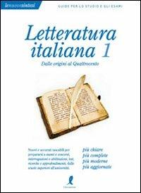 Letteratura italiana. Vol. 1: Dalle origini al Quattrocento. - Claudia Salvatori - copertina