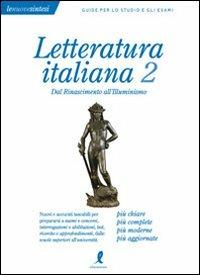 Letteratura italiana. Vol. 2: Dal Rinascimento all'Illuminismo. - Giorgio Borroni - copertina