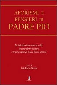 Aforismi e pensieri di Padre Pio - copertina