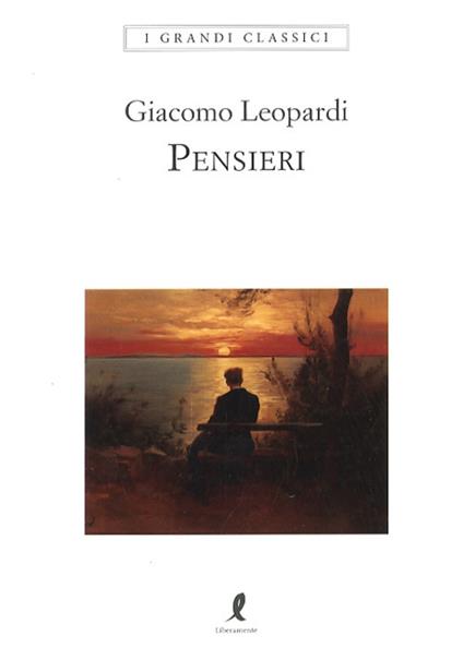 Pensieri - Giacomo Leopardi - copertina