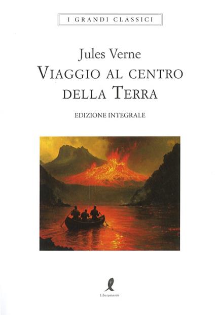 Viaggio al centro della terra - Jules Verne - copertina