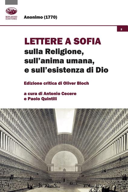 Lettere a Sophia sulla religione, sull'anima umana e sull'esistenza di Dio - Oliver Bloch - copertina