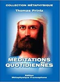 Méditations quotidiennes - Thomas Printz - copertina