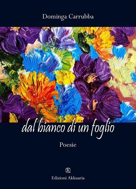 Dal bianco di un foglio - Dominga Carrubba - copertina