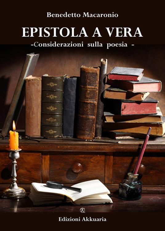 Epistola a Vera. Considerazioni sulla poesia - Benedetto Macaronio - copertina