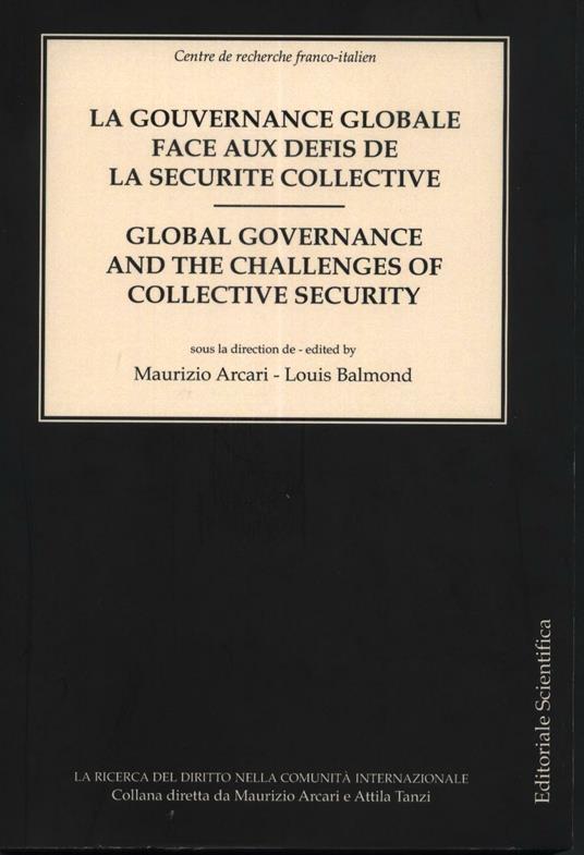 La gouvernance globale face aux défis de la sécurité collective - copertina