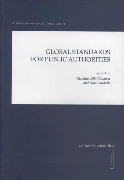 Global standards for public authorities - copertina