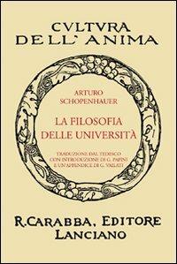 La filosofia delle università - Arthur Schopenhauer - copertina