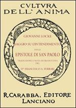 Saggio su l'intendimento delle epistole di S. Paolo