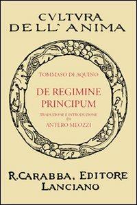 De regimine principum - d'Aquino (san) Tommaso - copertina