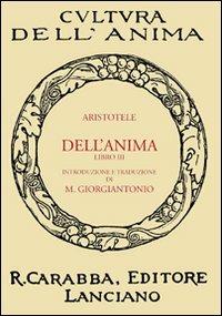 Dell'anima. Libro 3° - Aristotele - copertina