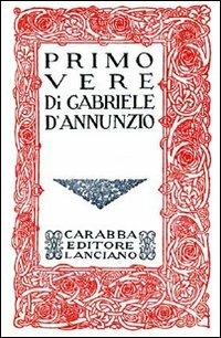 Primo vere - Gabriele D'Annunzio - copertina