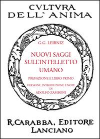 Nuovi saggi sull'intelletto umano - Gottfried Wilhelm Leibniz - copertina