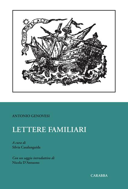 Lettere familiari - Antonio Genovesi - copertina