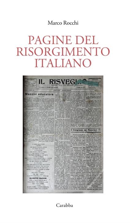 Pagine del Risorgimento italiano - Marco Rocchi - copertina