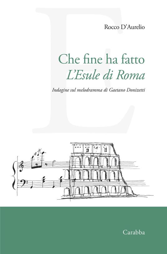 Che fine ha fatto L'Esule di Roma. Indagine sul melodramma di Gaetano Donizetti - Rocco D'Aurelio - copertina