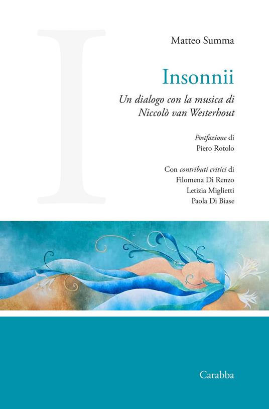 Insonnii. Un dialogo con la musica di Niccolò van Westerhout - Matteo Summa - copertina