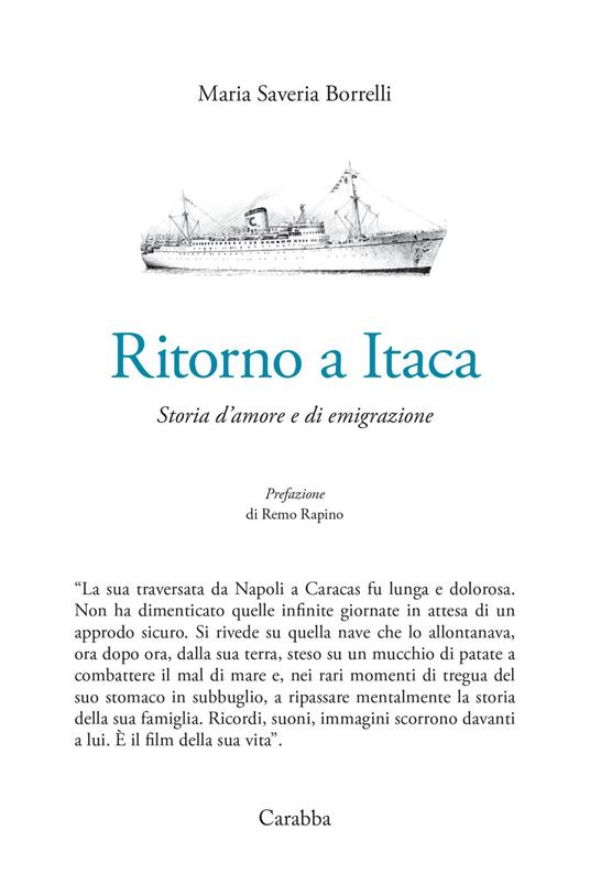 Ritorno a Itaca - Maria Saveria Borrelli - copertina