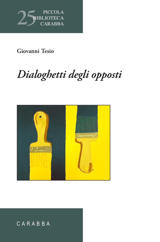 Dialoghetti degli opposti - Giovanni Tesio - copertina