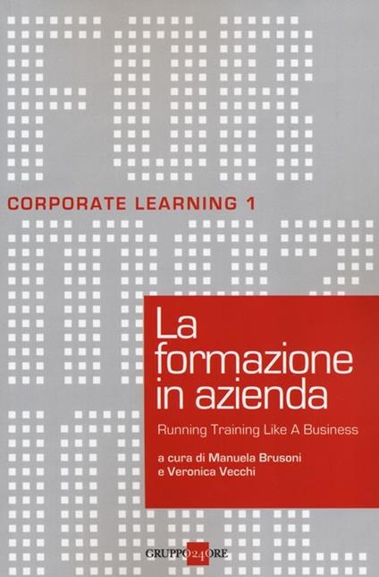 La formazione in azienda. Running training like a business - copertina