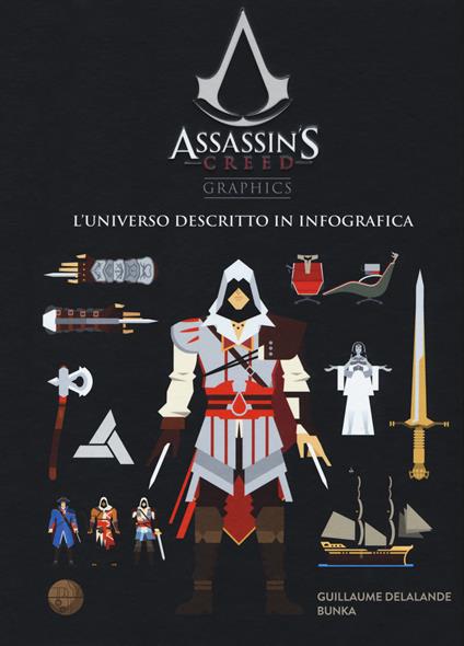 Assassin's creed graphics. L'universo descritto in infografica - Delalande Guillaume - copertina