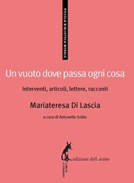 Un vuoto dove passa ogni cosa. Interventi, articoli, lettere, racconti
