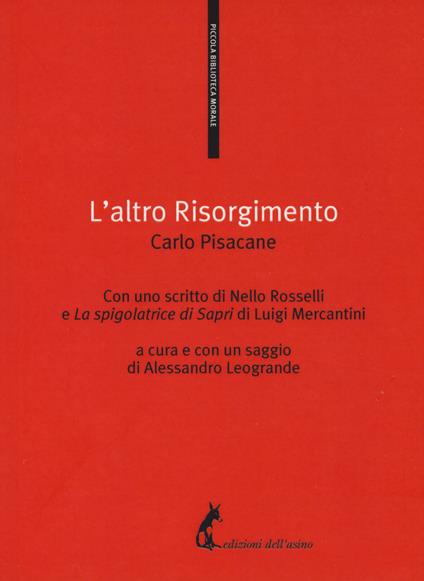 L' altro Risorgimento - Carlo Pisacane - copertina