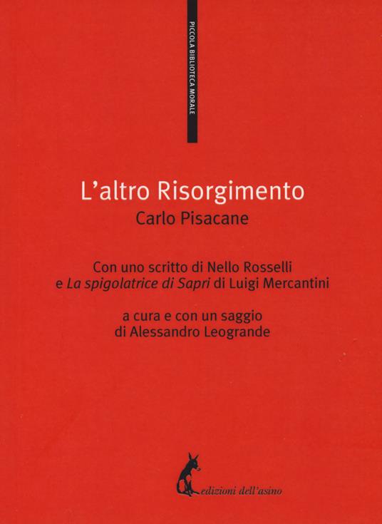 L' altro Risorgimento - Carlo Pisacane - copertina