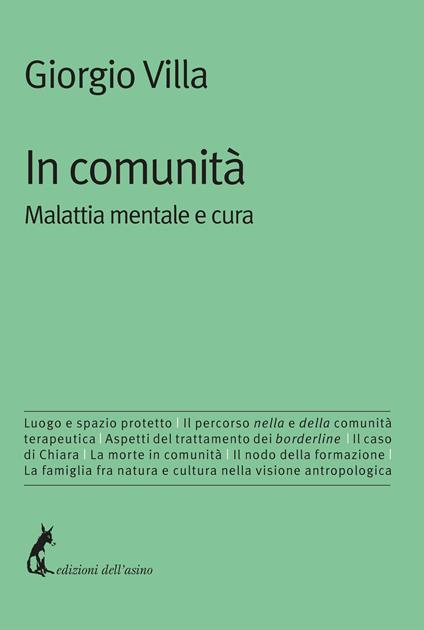 In comunità. Malattia mentale e cura - Giorgio Villa - copertina