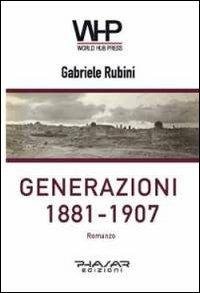 Generazioni 1881-1907 - Gabriele Rubini - copertina