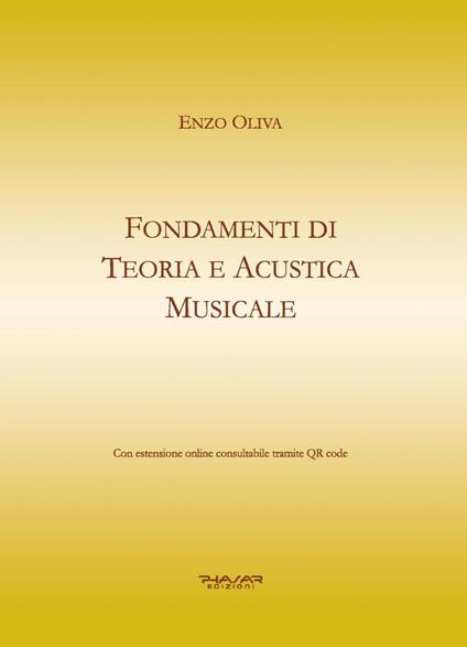 Fondamenti di teoria e acustica musicale - Enzo Oliva - copertina