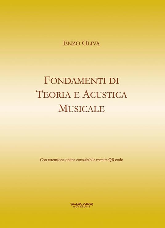 Fondamenti di teoria e acustica musicale - Enzo Oliva - copertina