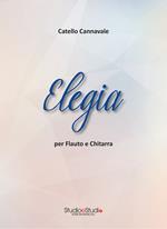 Elegia. Tempo unico per chitarra e flauto. Partitura