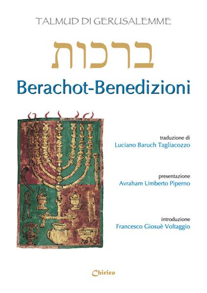 Berachot-Benedizioni - copertina
