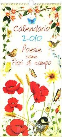 Poesie come fiori di campo. Calendario 2010 - copertina