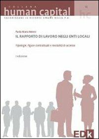 Il rapporto di lavoro negli enti locali - Paola M. Menni - copertina