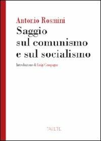 Saggio sul comunismo e sul socialismo - Antonio Rosmini - copertina