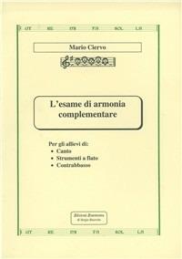 L' esame di armonia complementare - Mario Ciervo - copertina