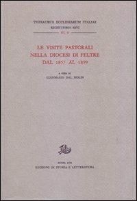 Le visite pastorali nella diocesi di Feltre dal 1857 al 1899 - copertina