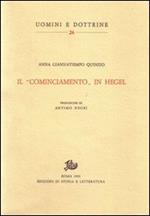 Il «cominciamento» in Hegel