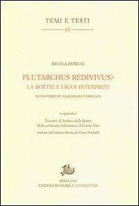 Plutarchus redivivus? - Nicola Panichi - copertina
