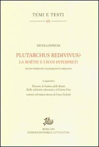 Plutarchus redivivus? - Nicola Panichi - copertina