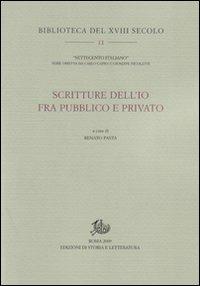 Scritture dell'io fra pubblico e privato - copertina